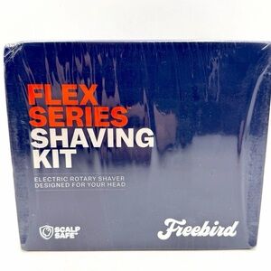 Freebird Flex Series Shaving Kit 5 Head Rotary Wet Dry Use Scalp Safe Sealed New